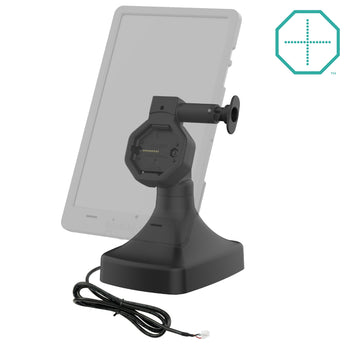 RAM-GDS-DOCK-D14-U5E:RAM-GDS-DOCK-D14-U5E_2:GDS Uni-Conn™ Powered Tilt & Swivel Dock with PoE