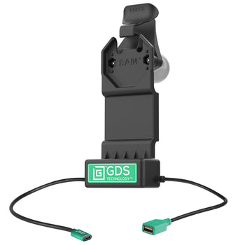 RAM-GDS-DOCK-U1CDU:RAM-GDS-DOCK-U1CDU_1:GDS Uni-Conn™ Dock + Single USB-A with Release Lever