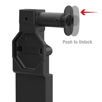 RAM-GDS-DOCK-U4CDU:RAM-GDS-DOCK-U4CDU_6:GDS Uni-Conn™ Dock + Single USB-A with Release Button