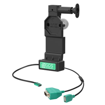 RAM-GDS-DOCK-U4CP-DBUSBAU:RAM-GDS-DOCK-U4CP-DBUSBAU_1:GDS® Uni-Conn™ Dock + USB-A & DB9 with Release Button