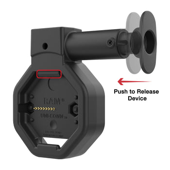 RAM-GDS-DOCK-U5EU:RAM-GDS-DOCK-U5EU_3:GDS Uni-Conn™ Powered PoE Dock with Release Button