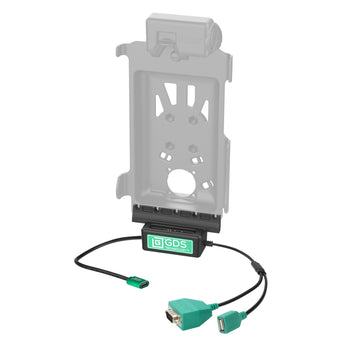 RAM-GDS-DOCK-V10DBUSBAU:RAM-GDS-DOCK-V10DBUSBAU_2:GDS® Power + USB-A & DB9 Dock Cup for IntelliSkin®