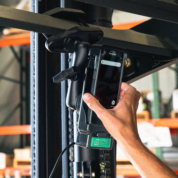 RAM-GDS-DOCKL-V15-CU:RAM-GDS-DOCK-V15-CU_6:GDS Powered Locking Vehicle Dock for Honeywell CT37 with IntelliSkin