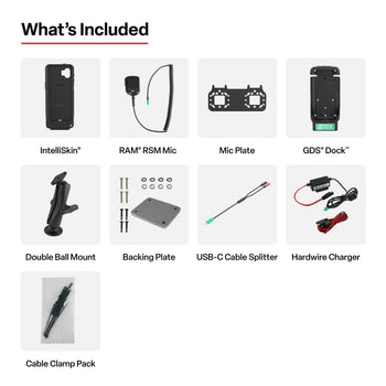 RAM-GDS-DOCK-V15-SAM84-RSM4:RAM-GDS-DOCK-V15-SAM84-RSM4_5:GDS PTT Speaker Mic Kit for XCover7 Pro/6 Pro - ESChat & Zello