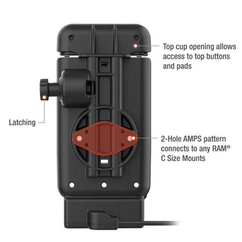 RAM-GDS-DOCK-V15-ZE37U:RAM-GDS-DOCK-V15-ZE37U_5:GDS® Vehicle Dock for Zebra EM45 with IntelliSkin®