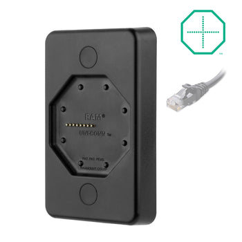 RAM-GDS-DOCK-W4-POEU:RAM-GDS-DOCK-W4-POEU_1:GDS Uni-Conn™ Powered Wall Dock with PoE
