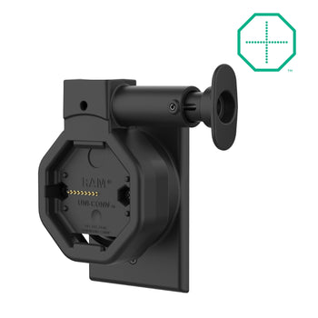 RAM-GDS-DOCK-W5-U5-POEU:RAM-GDS-DOCK-W5-U5-POEU_1:GDS Uni-Conn™ Powered Wall Dock with PoE & Release Button