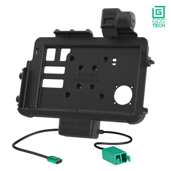RAM-GDS-DOCK-ZE47PD2U:RAM-GDS-DOCK-ZE47PD2U_2:GDS Thin-Dock™ + Dual USB for Zebra ET401 & ET4x 10" with IntelliSkin