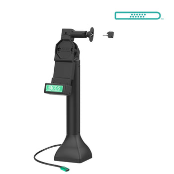 RAM-GDS-DOCKL-D11-14-U4C:RAM-GDS-DOCKL-D11-14-U4C_1:GDS Uni-Conn™ 14" Locking Pedestal Dock with USB-C