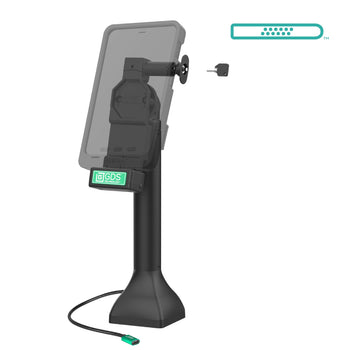 RAM-GDS-DOCKL-D11-14-U4C:RAM-GDS-DOCKL-D11-14-U4C_2:GDS Uni-Conn™ 14" Locking Pedestal Dock with USB-C