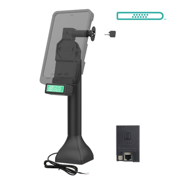 RAM-GDS-DOCKL-D11-14-U4E:RAM-GDS-DOCKL-D11-14-U4E_2:GDS Uni-Conn™ 14" Locking Pedestal Dock with PoE
