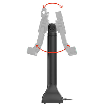 RAM-GDS-DOCKL-D11-14-U4E:RAM-GDS-DOCKL-D11-14-U4E_3:GDS Uni-Conn™ 14" Locking Pedestal Dock with PoE