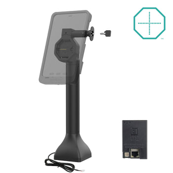 RAM-GDS-DOCKL-D11-14-U5E:RAM-GDS-DOCKL-D11-14-U5E_2:GDS Uni-Conn™ Powered 14" Locking Pedestal Dock with PoE