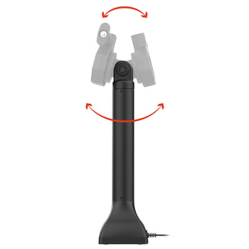 RAM-GDS-DOCKL-D11-14-U5E:RAM-GDS-DOCKL-D11-14-U5E_3:GDS Uni-Conn™ Powered 14" Locking Pedestal Dock with PoE