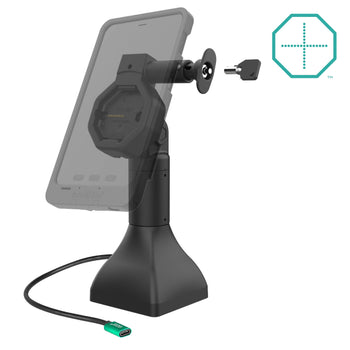 RAM-GDS-DOCKL-D11-7-U5C:RAM-GDS-DOCKL-D11-7-U5C_2:GDS Uni-Conn™ Powered 7" Locking Pedestal Dock with USB-C