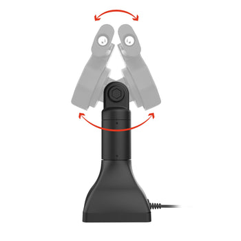 RAM-GDS-DOCKL-D11-7-U5E:RAM-GDS-DOCKL-D11-7-U5E_3:GDS Uni-Conn™ Powered 7" Locking Pedestal Dock with PoE