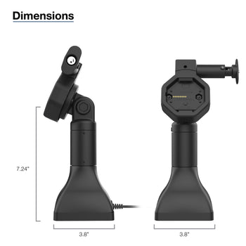 RAM-GDS-DOCKL-D11-7-U5E:RAM-GDS-DOCKL-D11-7-U5E_4:GDS Uni-Conn™ Powered 7" Locking Pedestal Dock with PoE