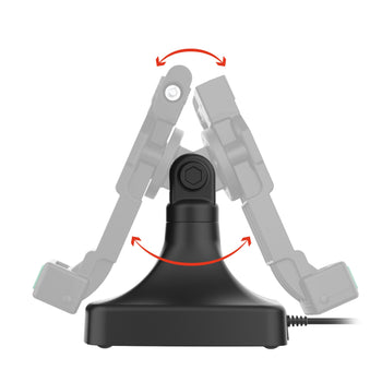 RAM-GDS-DOCKL-D14-U4C-2A:RAM-GDS-DOCKL-D14-U4C-2A_3:GDS Uni-Conn™ Locking Tilt & Swivel Dock with USB-C + Data
