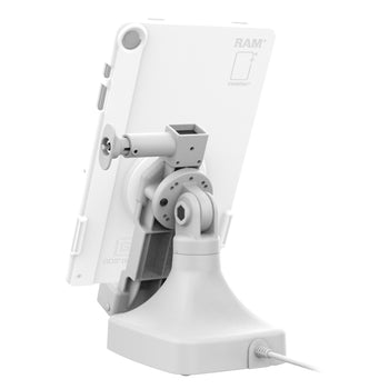 RAM-GDS-DOCKL-D14-U4C-GRY:RAM-GDS-DOCKL-D14-U4C-GRY_4:GDS Uni-Conn™ Locking Tilt & Swivel Dock with USB-C - Gray