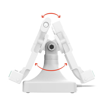 RAM-GDS-DOCKL-D14-U4E-2A-GRY:RAM-GDS-DOCKL-D14-U4E-2A-GRY_3:GDS Uni-Conn™ Locking Tilt & Swivel Dock with PoE + Data - Gray