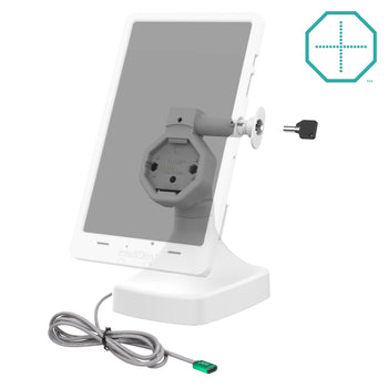 RAM-GDS-DOCKL-D14-U5C-GRY:RAM-GDS-DOCKL-D14-U5C-GRY_2:GDS Uni-Conn™ Powered Locking Tilt & Swivel Dock with USB-C - Gray