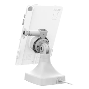 RAM-GDS-DOCKL-D14-U5C-GRY:RAM-GDS-DOCKL-D14-U5C-GRY_4:GDS Uni-Conn™ Powered Locking Tilt & Swivel Dock with USB-C - Gray