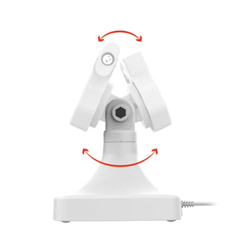 RAM-GDS-DOCKL-D14-U5E-2A-GRY:RAM-GDS-DOCKL-D14-U5E-2A-GRY_3:GDS Uni-Conn™ Powered Locking Tilt & Swivel Dock with PoE + Data - Gray