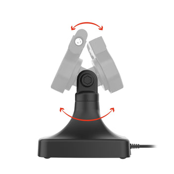 RAM-GDS-DOCKL-D14-U5E-2A:RAM-GDS-DOCKL-D14-U5E-2A_3:GDS Uni-Conn™ Powered Locking Tilt & Swivel Dock with PoE + Data