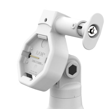 RAM-GDS-DOCKL-D14-U5E-GRY:RAM-GDS-DOCKL-D14-U5E-GRY_5:GDS Uni-Conn™ Powered Locking Tilt & Swivel Dock with PoE - Gray