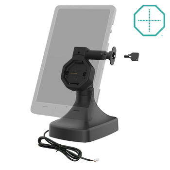 RAM-GDS-DOCKL-D14-U5E:RAM-GDS-DOCKL-D14-U5E_2:GDS Uni-Conn™ Powered Locking Tilt & Swivel Dock with PoE