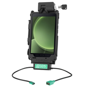 RAM-GDS-DOCKL-SAM62CDU:RAM-GDS-DOCKL-SAM62CDU_1:Locking GDS Tough-Dock™ + Single USB-A for Samsung Tab Active5 & 3
