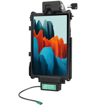 RAM-GDS-DOCKL-SAM76CPU:RAM-GDS-DOCKL-SAM76CPU_1:Locking GDS Tough-Dock™ for Samsung Tab S7, S9, S9 FE/S10 FE & S10 Lite