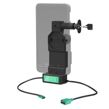 RAM-GDS-DOCKL-U4CDU:RAM-GDS-DOCKL-U4CDU_2:GDS Uni-Conn™ Locking Dock + Single USB-A with Release Button