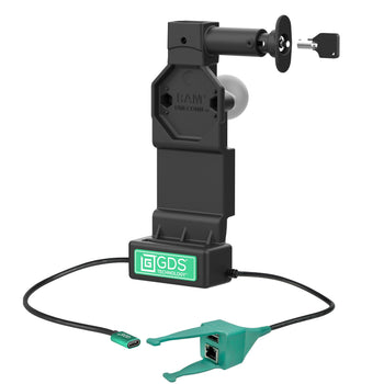 RAM-GDS-DOCKL-U4CP-RJ45AU:RAM-GDS-DOCKL-U4CP-RJ45AU_1:GDS Uni-Conn™ Locking Dock + USB-A & RJ45 with Release Button