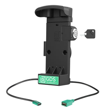 RAM-GDS-DOCKL-V12-ZE16CPDHU:RAM-GDS-DOCKL-V12-ZE16CPDHU_2:GDS Locking Powered Dock + USB-A for Zebra EC50/55 - Heated Pins