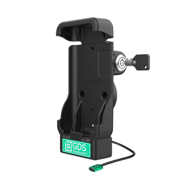 RAM-GDS-DOCKL-V15-CU:RAM-GDS-DOCKL-V15-CU_2:GDS Powered Locking Vehicle Dock for Honeywell CT37 with IntelliSkin