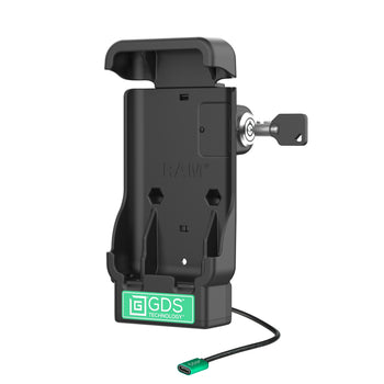 RAM-GDS-DOCKL-V15-SAM103U:RAM-GDS-DOCKL-V15-SAM103U_2:GDS Locking Vehicle Dock for Samsung Galaxy S25 Ultra with IntelliSkin