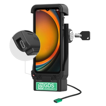 RAM-GDS-DOCKL-V15-SAM84-CU:RAM-GDS-DOCKL-V15-SAM84-CU_1:GDS Vehicle Dock for Samsung XCover7 Pro/6 Pro with USB-C IntelliSkin
