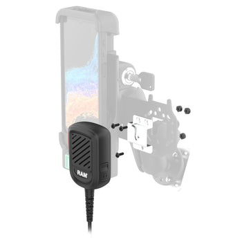 RAM-GDS-DOCKL-V15-SAM84-RSM5:RAM-GDS-DOCKL-V15-SAM84-RSM5_4:GDS Locking PTT Speaker Mic Kit for XCover7 Pro/6 Pro - Kodiak
