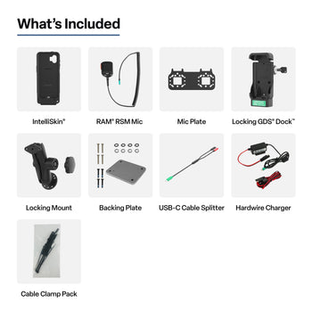 RAM-GDS-DOCKL-V15-SAM84-RSM7:RAM-GDS-DOCKL-V15-SAM84-RSM7_5:GDS® Locking PTT Speaker Mic Kit for XCover7 Pro/6 Pro - Zello