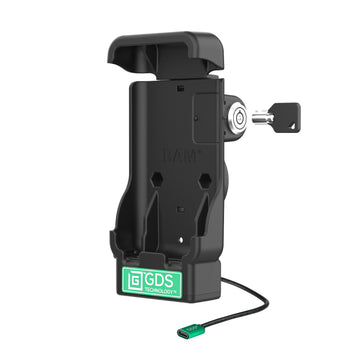 RAM-GDS-DOCKL-V15-ZE37U:RAM-GDS-DOCKL-V15-ZE37U_2:GDS Vehicle Dock for Zebra EM45 with IntelliSkin