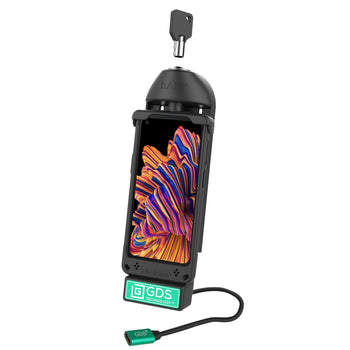 RAM-GDS-DOCKL-V3CPU:RAM-GDS-DOCKL-V3CPU_2:GDS® Locking Vehicle Phone Dock with USB Type-C 2.0 for IntelliSkin®