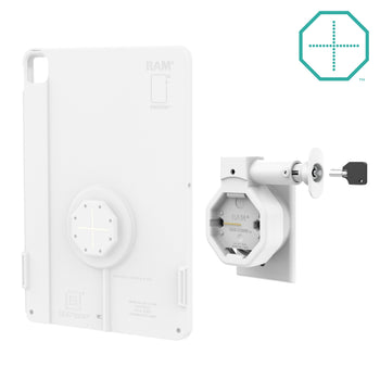 RAM-GDS-DOCKL-W5-U5-POEU-GRY:RAM-GDS-DOCKL-W5-U5-POEU-GRY_2:GDS Uni-Conn™ Powered Locking Wall Dock with PoE - Gray