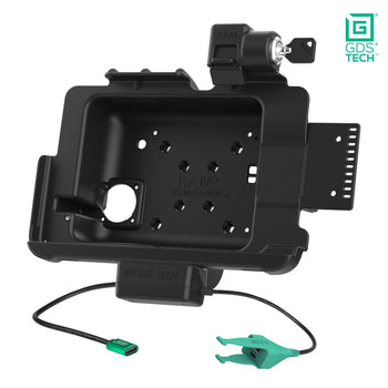 RAM-GDS-DOCKL-ZE21-RJ45AU:RAM-GDS-DOCKL-ZE21-RJ45AU_2:Locking GDS Dock + USB-A & RJ45 for Zebra ET401 10" with IntelliSkin