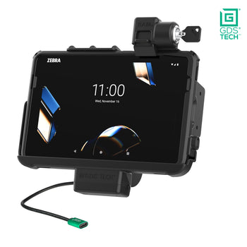 RAM-GDS-DOCKL-ZE21PU:RAM-GDS-DOCKL-ZE21PU_1:Locking GDS Powered Dock for Zebra ET401 & ET4x 10" with IntelliSkin
