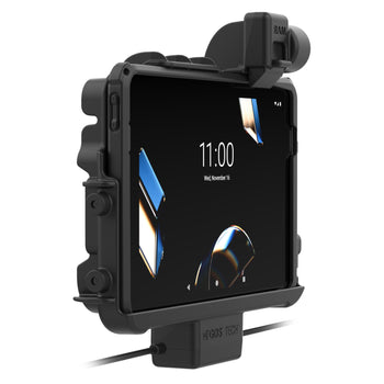 RAM-GDS-DOCKL-ZE47PD2U:RAM-GDS-DOCKL-ZE47PD2U_4:Locking GDS Thin-Dock + Dual USB for Zebra ET401 10" with IntelliSkin