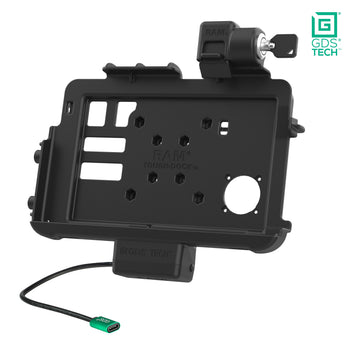 RAM-GDS-DOCKL-ZE47PU:RAM-GDS-DOCKL-ZE47PU_2:Locking GDS Thin-Dock™ for Zebra ET401 & ET4x 10" with IntelliSkin