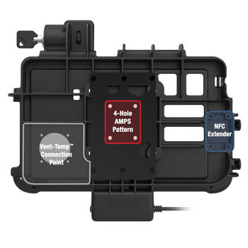 RAM-GDS-DOCKL-ZE47PU:RAM-GDS-DOCKL-ZE47PU_3:Locking GDS Thin-Dock™ for Zebra ET401 & ET4x 10" with IntelliSkin