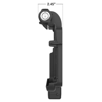 RAM-GDS-DOCKL-ZE47PU:RAM-GDS-DOCKL-ZE47PU_5:Locking GDS Thin-Dock™ for Zebra ET401 & ET4x 10" with IntelliSkin