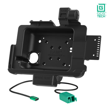 RAM-GDS-DOCKNLL-ZE21PD2U:RAM-GDS-DOCKNLL-ZE21PD2U_2:GDS Power + Dual USB Dock with Latch for Zebra ET401 & ET4x 10"